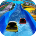 Water Slide Ride(水滑梯汽车特技比赛水上乐园)v1.0 安卓版