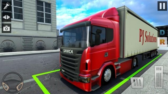 Euro Truck Driving Simulator(城市运输卡车停车场)v1.3 中文版,城市运输卡车停车场,第2张