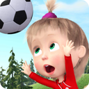 玛莎与熊的足球游戏v1.0 最新版,第1张